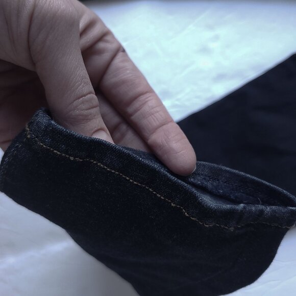 L’AGENCE Margot Skinny Ankle Jeans Midnight Dark Wash Stretch Crop Denim - Picture 7 of 9